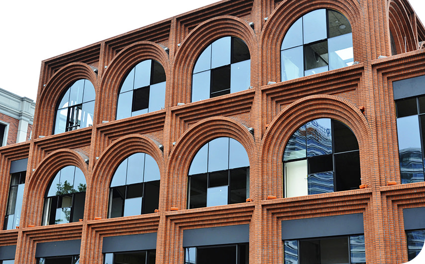 District government building aluminum windows