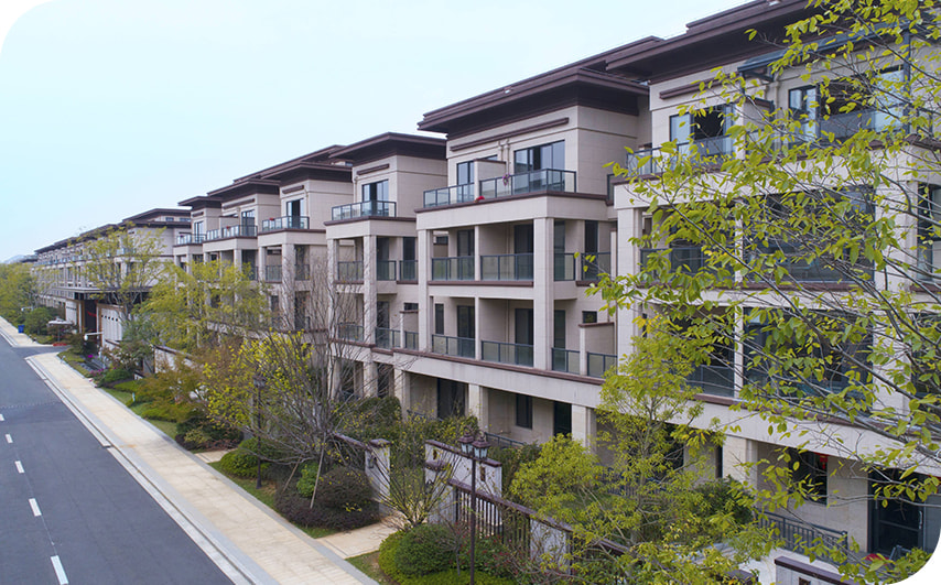 Residential apartment project aluminum window